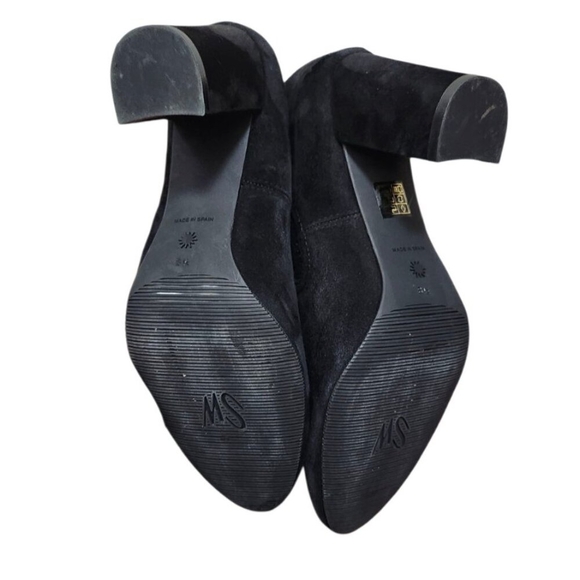 Stuart Weitzman Women's Boots Suede FIFER 80 Size 8.5 - Picture 11 of 16